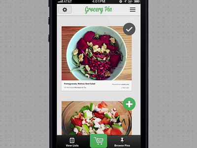 New Grocery App Idea app images iphone pins pinterest