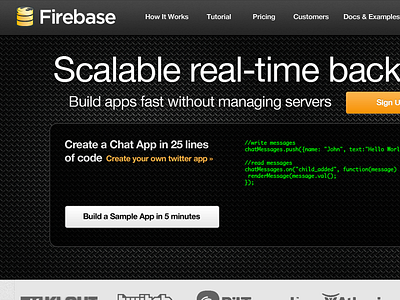 Firebase Homepage