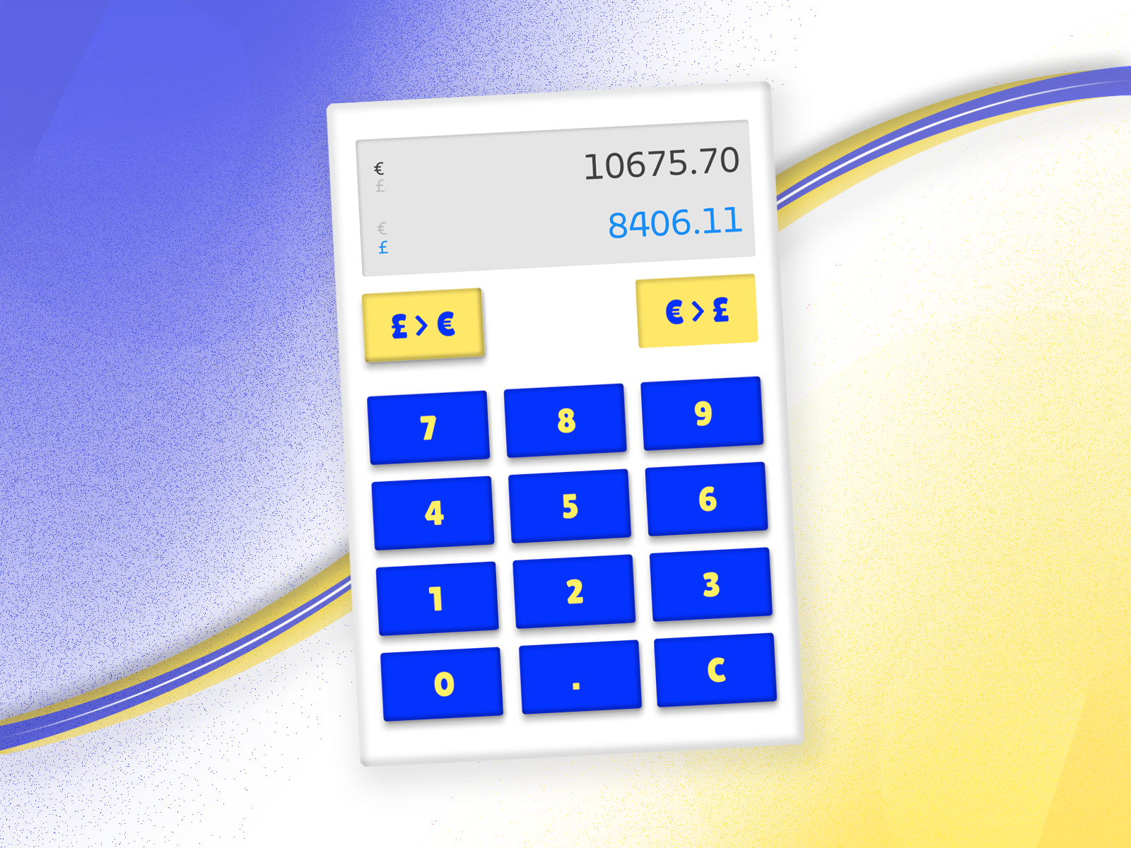 Conversion Calculator by Stephen Reid on Dribbble