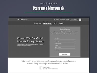 SEC Battery - Partner Network