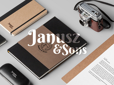 Janusz&Sons behance corporate design identity logo logotype print stationery web website