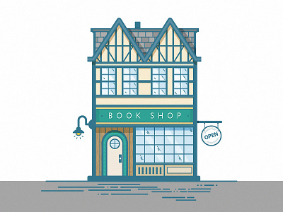 Store building illustration illustrator store vector