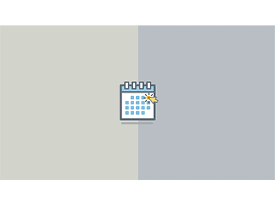 Calendar after effects animation vector