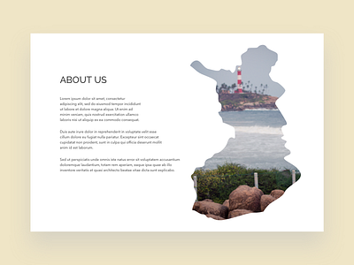 About Us about us abstract landing minimal ui web white