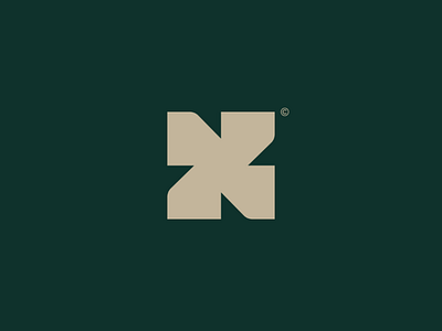 X letter mark letter logo mark design brand
