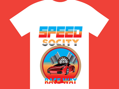 RACING T-SHIRT background remove branding design graphic design graphics t shirt designer illustration logo typography ui vector