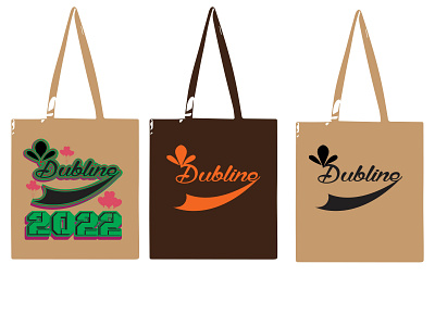 Dublin bag background remove branding design graphic design graphics t shirt designer illustration logo typography ui vector