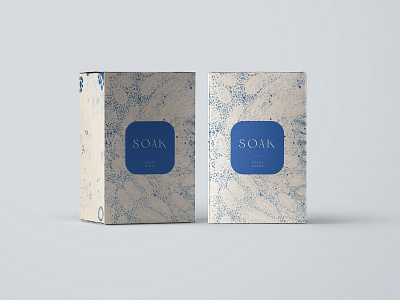 SOAK Soaking Salts design logo packaging packaging design