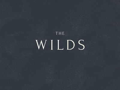 The Wilds branding design logo logo design restaurant typogaphy