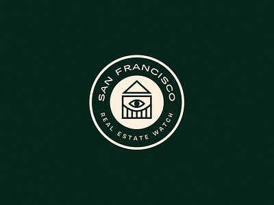 SF Real Estate Watch design logo logo design real estate san francisco typogaphy