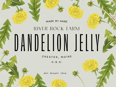 River Rock Farm Dandelion Jelly