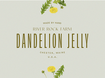 River Rock Farm Dandelion Jelly