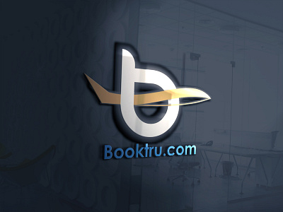 Booktru Logo Mockup branding design logo typography