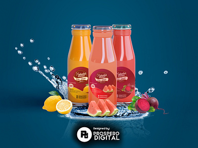 Nabeela's Drink Product Mockup branding design graphic design product design