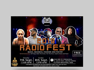 Radio Fest Flyer Design