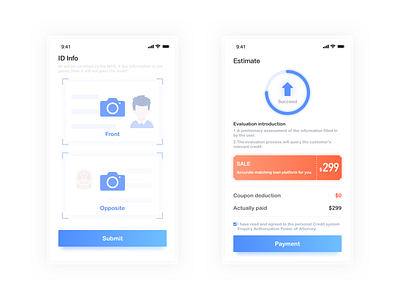 ID Info app design type ui ux web website