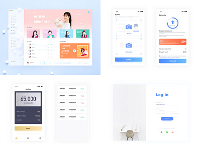 2018 Top4 app art clean colorful design flat icon ui ux web website