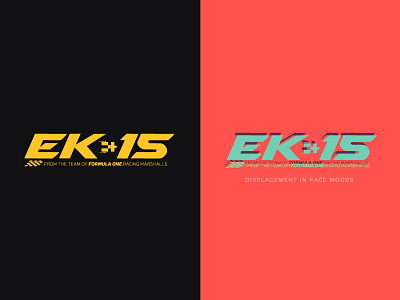 EK15 Branding. Race regulated by FMSCI. campaign eventbranding formula1 gokart identity logo moods movements neons racers