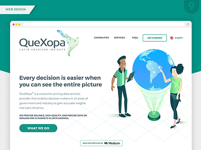 QueXopa Web Design- Header