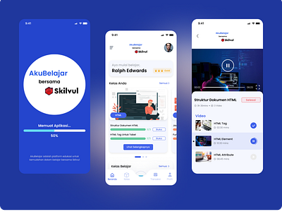 Online Learning App-AkuBelajar bersama Skilvul