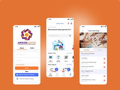 Online Learning App-Amikom Center