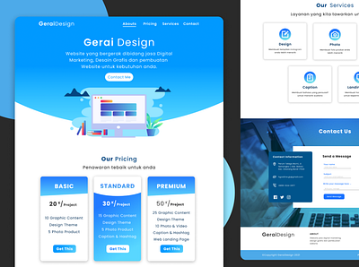 Gerai Design Company UI app branding design graphic design illustration logo typography ui ux vector