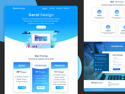 Gerai Design Company UI