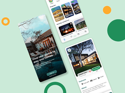 Travel App Design app branding design graphic design illustration logo typography ui ux vector