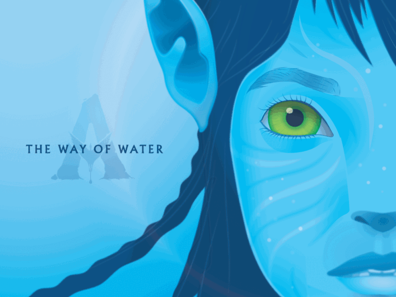 The Way Of Water! adobeillustrator avatar avatar2 avatarmovie avatarthewayofwater digitalart eyva fanart illustrator jamescameron movieart spirit thewayofwater water