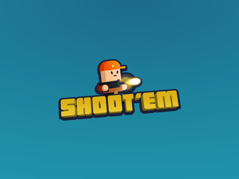 Shoot Em Logo By Shiva On Dribbble