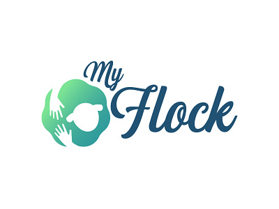 My Flock - Logo branding design logo