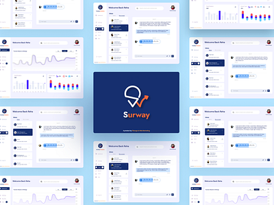 Surway - Analytics App Dashboard Design analytics dashboard dashboard ui progress ui software design tikanga ui ux web design