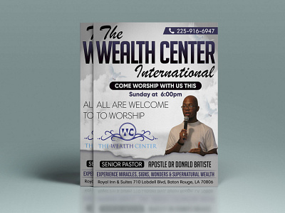 Worship flyer design banner design flyer design graphic design