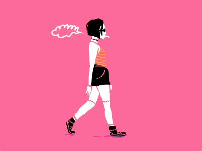 Mathilda: The Professional animation gif léon léon the professional movie smoking walking