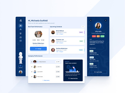 Dashboard Mentoring Interface app dashboard design interface mentor platform product ui ux web