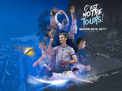 Poster - Next Game affiche communication design graphic players poster sport tours volley volleyball