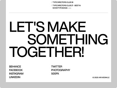 Ari Weinkle about design designer typography ui