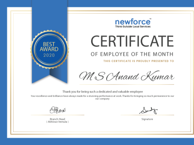 certificate by radhika sood on Dribbble