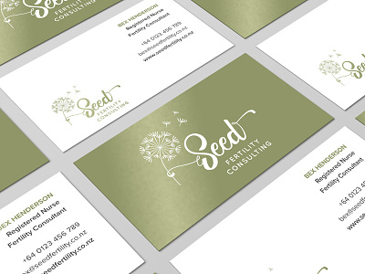 Seed Fertility Consulting brand design graphic design logo