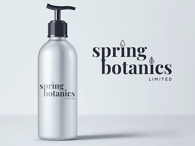 Spring Botanics NZ - Logo Design brand cosmetics logo new zealand