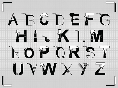 Glamorous Typography Alphabet