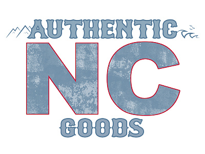 Authentic NC Goods Logo adobe illustrator adobe photoshop logo north carolina