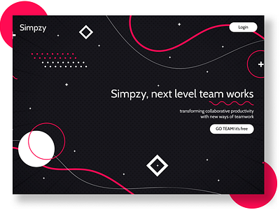 Simpzy Collaborative Project Management Web UI Concept