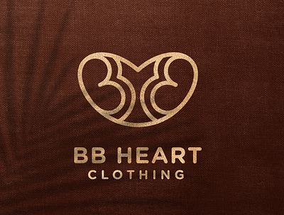 BB Heart Clothing 3d animation app branding clothing design graphic design icon illustration logo monogram motion graphics typography ui ux vector