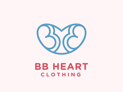 BB Hear Clothing 3d animation app branding clothing design graphic design icon illustration logo monogram motion graphics typography ui ux vector