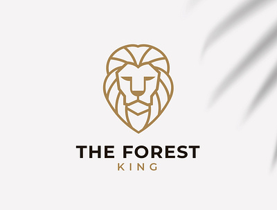 LION - The Forest King 3d animal logo animation branding design graphic design illustration lion logo minimal logo modern monogram motion graphics typography vector