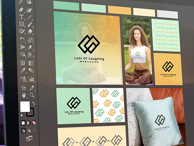 LOL MEDITATION bestlogoondribble branding creativelogo design entrepreneur fitnesslogo freelancer graphic design illustration logo logoanimation logocolour logodesign logomockup monogram newbusinesslogo newlogo startuplogo trendinglogo tshirtdesign