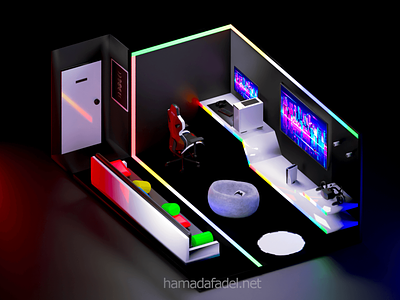 3D Gaming Room designs, themes, templates and downloadable graphic ...