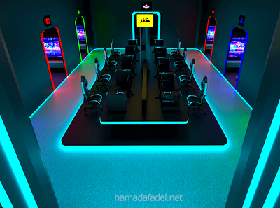 Gaming Center Design 3d 3d gaming room branding design gaming room gaming setup interior design