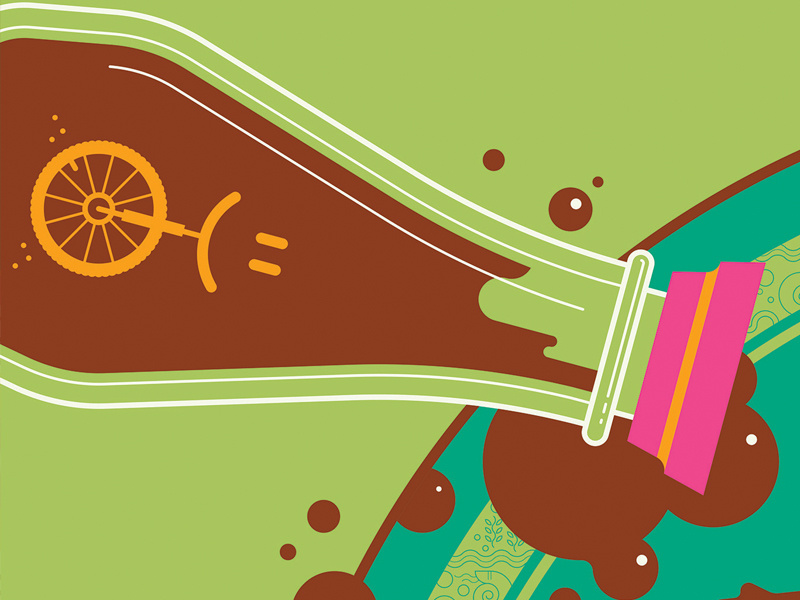 ARTCRANK Sushi nigiri soy sauce french paper cycling bike sushi artcrank